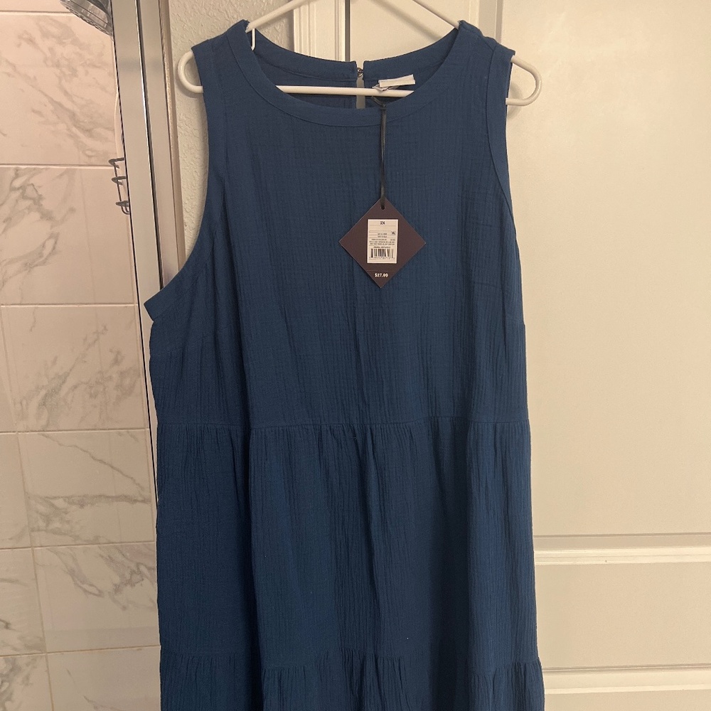 Navy blue dress